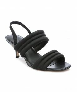 Sanctuary Footwear Let's Go Heel-Strap Sandal Black