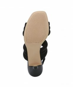 Sanctuary Footwear Let's Go Heel-Strap Sandal Black