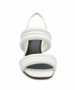 Sanctuary Footwear Let's Go Heel-Strap Sandal Buttercream Shoes