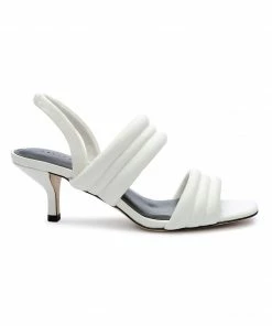 Sanctuary Footwear Let's Go Heel-Strap Sandal Buttercream Shoes
