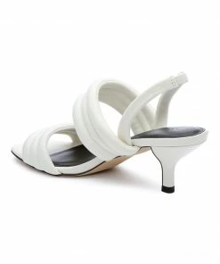Sanctuary Footwear Let's Go Heel-Strap Sandal Buttercream Shoes