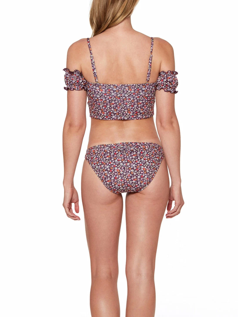 Sanctuary Swim Peasant Off The Shoulder Crop Bikini Top Retrograde Print 7 Sanctuary Swim Peasant Off The Shoulder Crop Bikini Top Retrograde Print