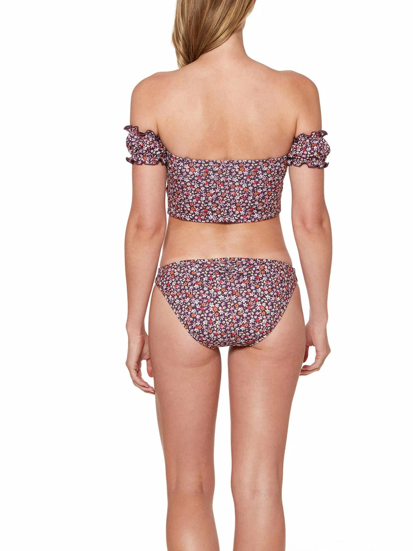 Sanctuary Swim Peasant Off The Shoulder Crop Bikini Top Retrograde Print 8 Sanctuary Swim Peasant Off The Shoulder Crop Bikini Top Retrograde Print