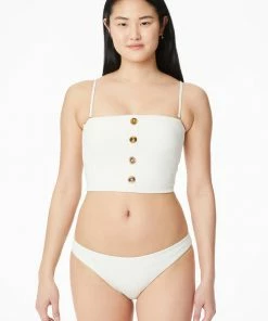 Sanctuary Swim Sustainable Crop Bandeau Bikini Top Coconut Milk 9 Sanctuary Swim Sustainable Crop Bandeau Bikini Top Coconut Milk