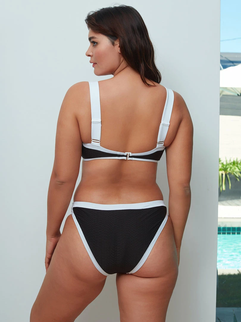 Sanctuary Swim Hipster Bikini Bottom Black 4 Sanctuary Swim Hipster Bikini Bottom Black