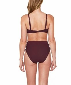 Sanctuary Swim Seamed Bralette Bikini Top Retrograde Sustainable