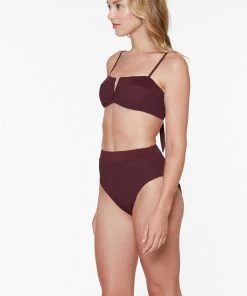 Sanctuary Swim Banded High Leg High Rise Bikini Bottom Retrograde Sustainable 13 Sanctuary Swim Banded High Leg High Rise Bikini Bottom Retrograde Sustainable