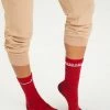 Sanctuary Clothing Statement Crew Sock Red Camo Camo & Surplus