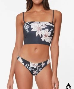 Sanctuary Swim Cinch Back Hipster Bottom Dark