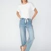Sanctuary Clothing Flashback Wide Leg Jean Blue Haze Sustainable