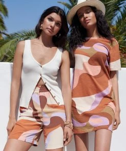 Sanctuary Clothing Sweetheart Rib Sweater Muslin Summer