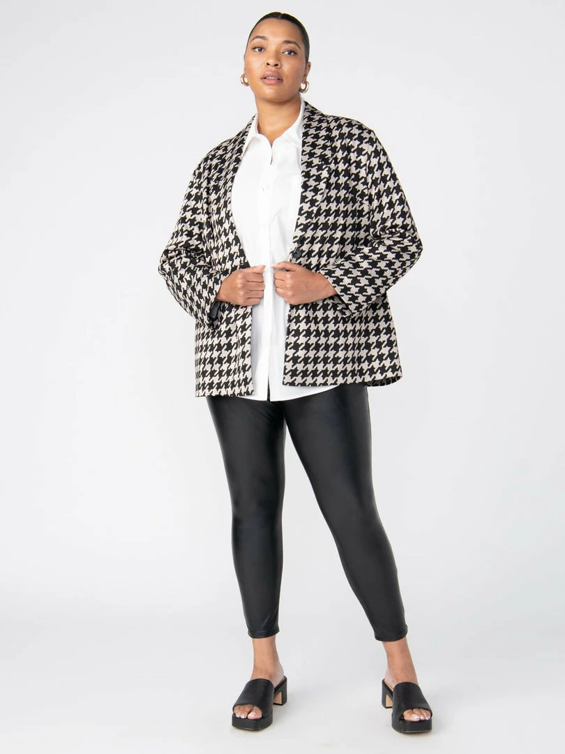 Sanctuary Clothing City Blazer Oatmilk Houndstooth Inclusive Collection 1 Sanctuary Clothing City Blazer Oatmilk Houndstooth Inclusive Collection