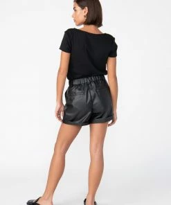 Sanctuary Clothing Daily Leather Like Short Black Night 9 Sanctuary Clothing Daily Leather Like Short Black Night
