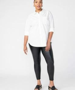 Sanctuary Clothing Runway Legging Faux Leather Black Inclusive Collection The Curve Shop