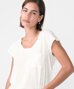 Sanctuary Clothing Best Sellers Traveler Twist Tee White