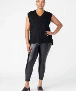 Sanctuary Clothing BFF Sweater Vest Black Inclusive Collection