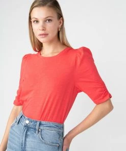 Sanctuary Clothing Love Buzz Tee Sunset Red