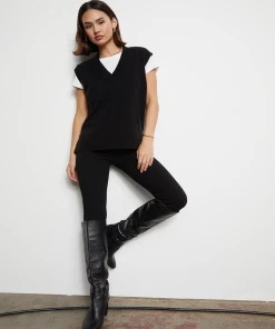 Sanctuary Clothing BFF Sweater Vest Black