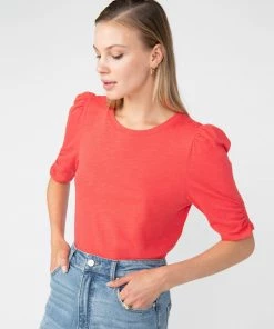 Sanctuary Clothing Love Buzz Tee Sunset Red
