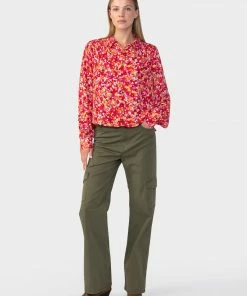 Sanctuary Clothing Floral Collage New Day Shirt Sunset Bloom