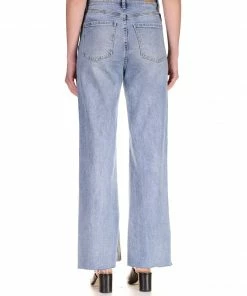 Sanctuary Clothing Flashback Wide Leg Jean Blue Haze Sustainable