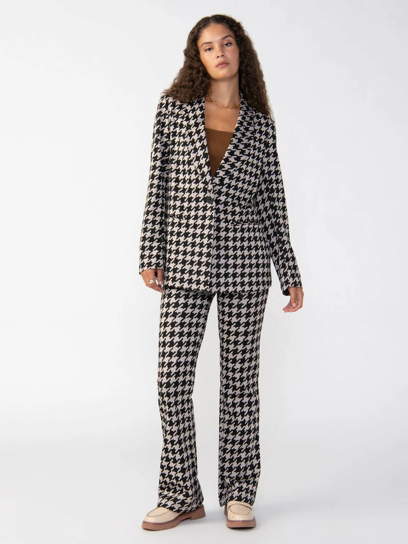 Sanctuary Clothing City Blazer Oatmilk Houndstooth 3 Sanctuary Clothing City Blazer Oatmilk Houndstooth