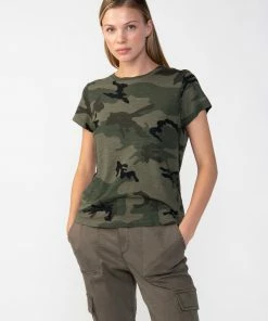 Sanctuary Clothing Core Essentials The Perfect Tee Hiker Camo