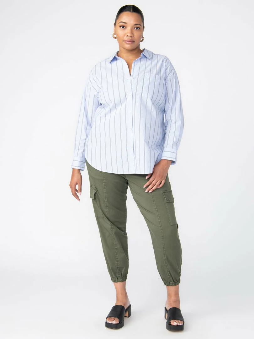 Sanctuary Clothing Slit Back Tunic Blouse Angel Blue Stripe Inclusive Collection The Curve Shop 3 Sanctuary Clothing Slit Back Tunic Blouse Angel Blue Stripe Inclusive Collection The Curve Shop