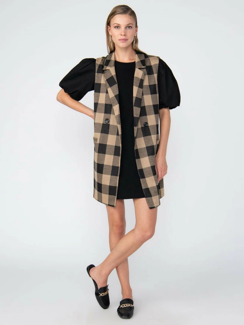 Sanctuary Clothing Carlyle Gilet Connor Plaid 3 Sanctuary Clothing Carlyle Gilet Connor Plaid